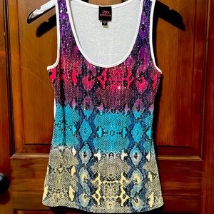 2b bebe Sequin Tank Top